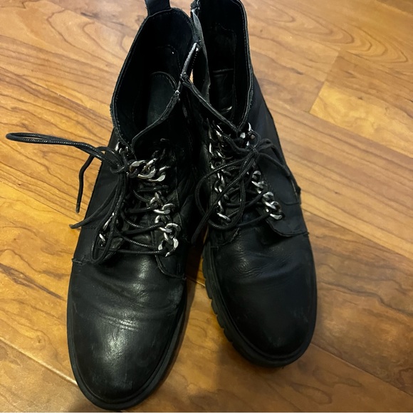 Combat lace up boots size 9.5 - Picture 8 of 12